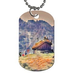 Impressionism Dog Tag (one Side) by NouveauDesign