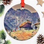 impressionism Round Ornament (Two Sides) Back