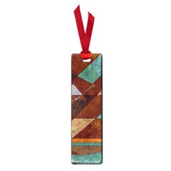 Turquoise And Bronze Triangle Design With Copper Small Book Marks by digitaldivadesigns