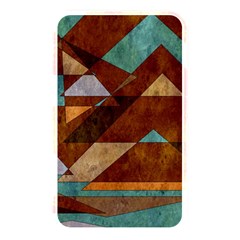 Turquoise And Bronze Triangle Design With Copper Memory Card Reader by digitaldivadesigns