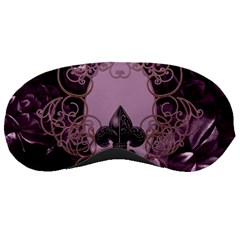 Soft Violett Floral Design Sleeping Masks by FantasyWorld7