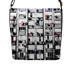 Jump, Jump Flap Messenger Bag (l)  by Valentinaart