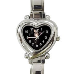 Evil Rabbit Heart Italian Charm Watch by Valentinaart