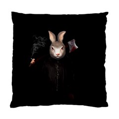 Evil Rabbit Standard Cushion Case (two Sides) by Valentinaart