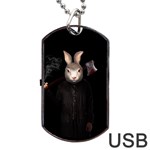 Evil Rabbit Dog Tag USB Flash (One Side) Front