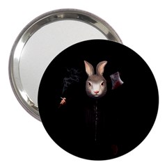 Evil Rabbit 3  Handbag Mirrors by Valentinaart