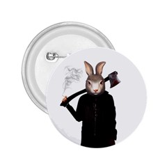 Evil Rabbit 2 25  Buttons by Valentinaart