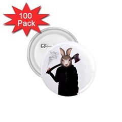 Evil Rabbit 1.75  Buttons (100 pack) 