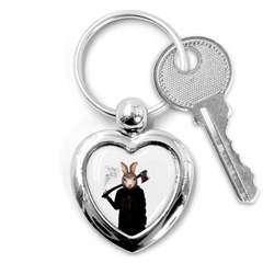 Evil Rabbit Key Chains (Heart) 