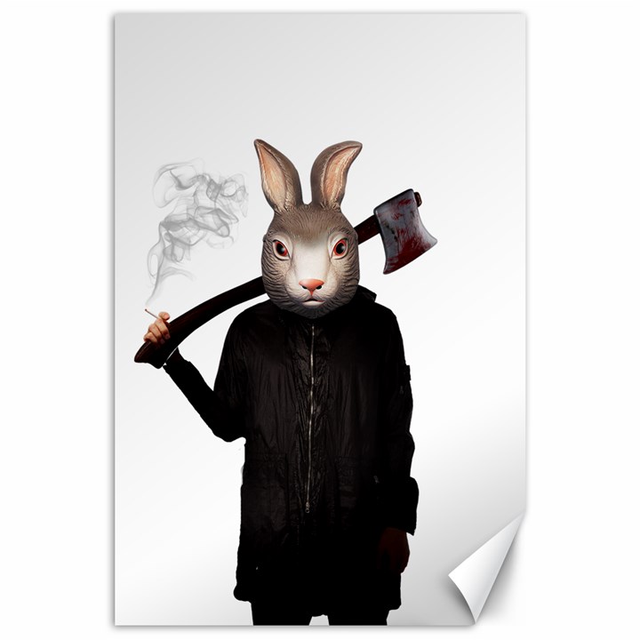 Evil Rabbit Canvas 24  x 36 