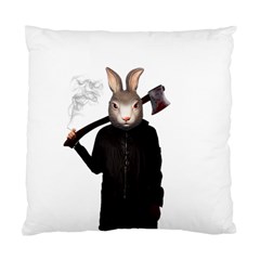 Evil Rabbit Standard Cushion Case (two Sides) by Valentinaart