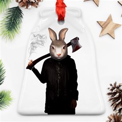 Evil Rabbit Bell Ornament (Two Sides)