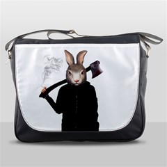 Evil Rabbit Messenger Bags