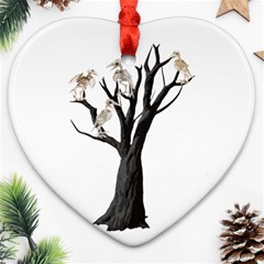 Dead Tree  Ornament (heart) by Valentinaart