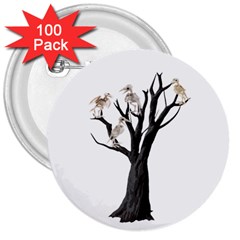 Dead Tree  3  Buttons (100 Pack)  by Valentinaart