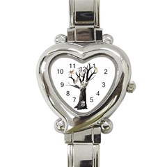 Dead Tree  Heart Italian Charm Watch by Valentinaart