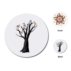 Dead Tree  Playing Cards (round)  by Valentinaart