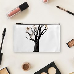 Dead Tree  Cosmetic Bag (small)  by Valentinaart