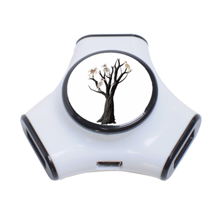 Dead tree  3-Port USB Hub