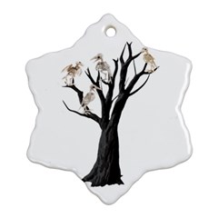 Dead Tree  Ornament (snowflake) by Valentinaart