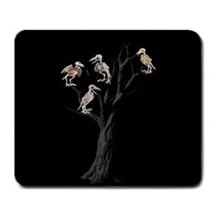 Dead Tree  Large Mousepads by Valentinaart