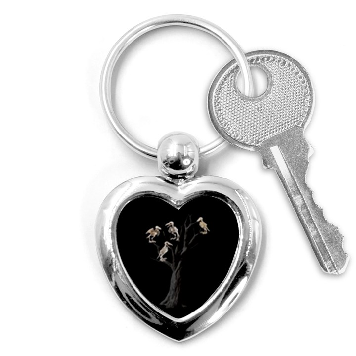 Dead tree  Key Chains (Heart) 