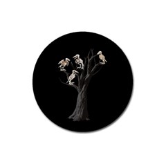 Dead Tree  Magnet 3  (round) by Valentinaart