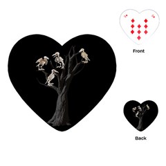 Dead Tree  Playing Cards (heart)  by Valentinaart