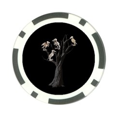 Dead Tree  Poker Chip Card Guard by Valentinaart