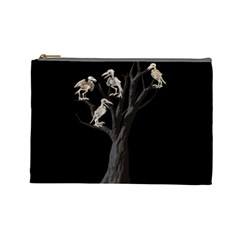 Dead Tree  Cosmetic Bag (large)  by Valentinaart