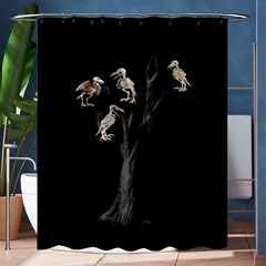 Dead Tree  Shower Curtain 60  X 72  (medium)  by Valentinaart