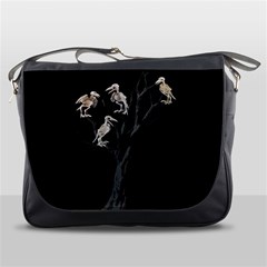 Dead Tree  Messenger Bags by Valentinaart