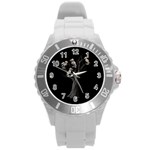 Dead tree  Round Plastic Sport Watch (L) Front