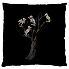 Dead Tree  Large Cushion Case (one Side) by Valentinaart