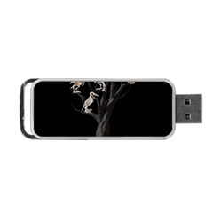 Dead Tree  Portable Usb Flash (two Sides) by Valentinaart