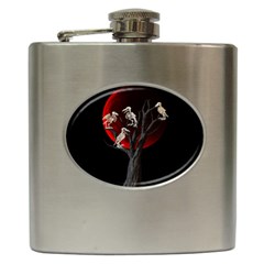 Dead Tree  Hip Flask (6 Oz) by Valentinaart