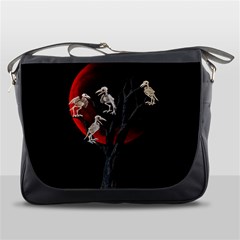 Dead Tree  Messenger Bags by Valentinaart