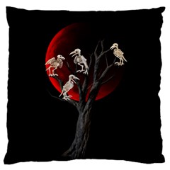 Dead Tree  Large Cushion Case (two Sides) by Valentinaart