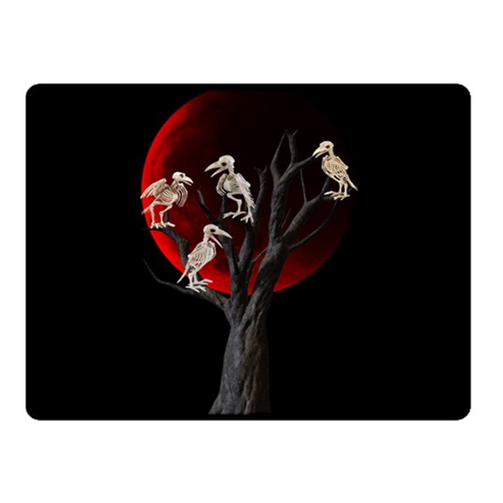 Dead tree  Double Sided Fleece Blanket (Small) 