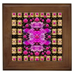 Flowers And Gold In Fauna Decorative Style Framed Tiles by pepitasart