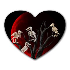 Dead Tree  Heart Mousepads