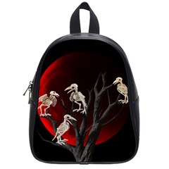 Dead Tree  School Bag (small) by Valentinaart