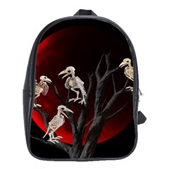 Dead Tree  School Bag (xl) by Valentinaart