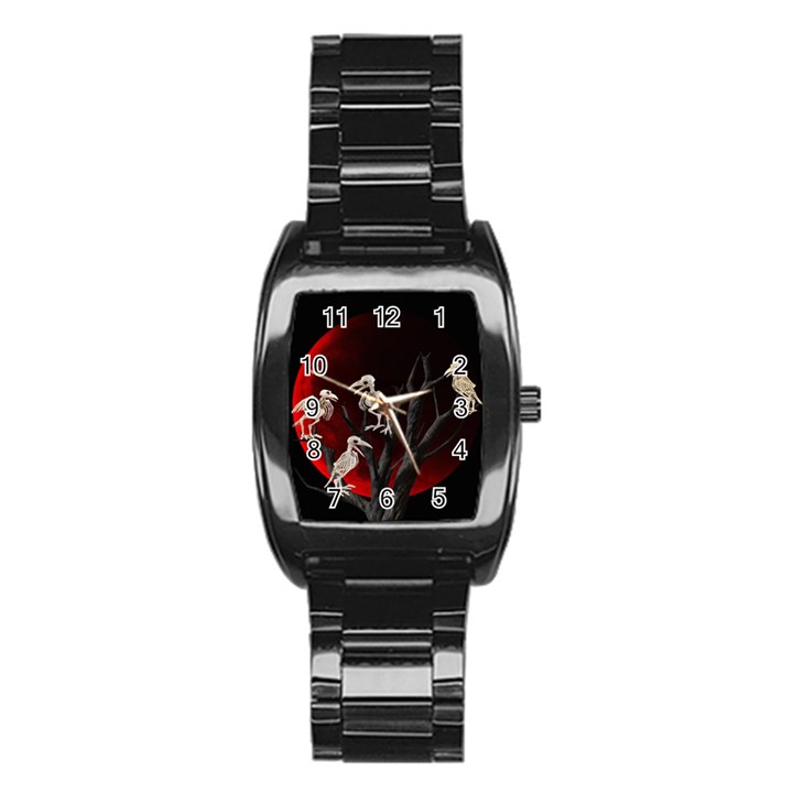 Dead tree  Stainless Steel Barrel Watch