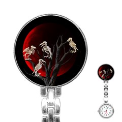 Dead Tree  Stainless Steel Nurses Watch by Valentinaart