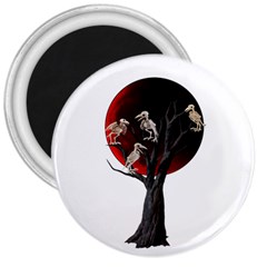 Dead Tree  3  Magnets by Valentinaart