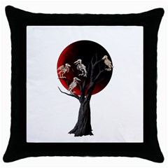 Dead tree  Throw Pillow Case (Black)