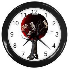 Dead tree  Wall Clocks (Black)