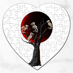 Dead tree  Jigsaw Puzzle (Heart)