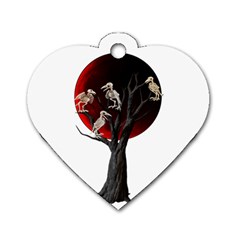 Dead tree  Dog Tag Heart (Two Sides)